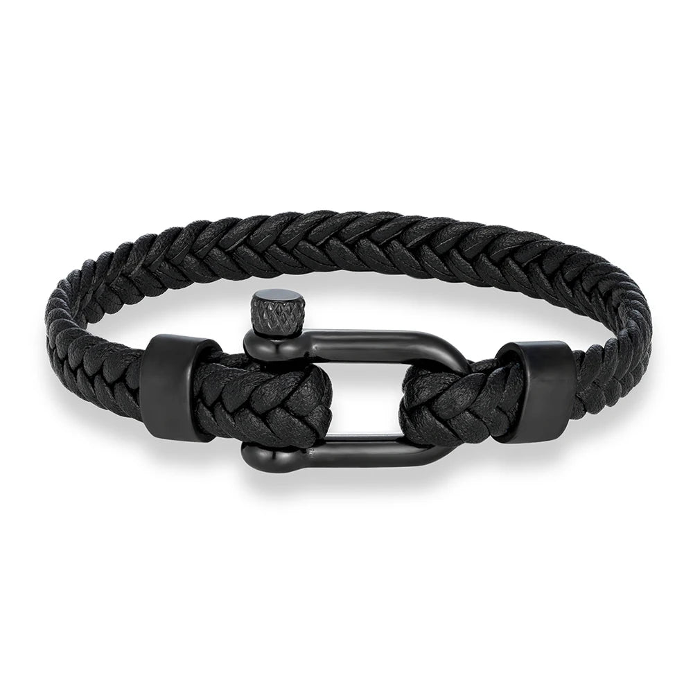 Pulsera Minimalista de Cuero - Cierre Magnético, Acero Inoxidable, 6 Colores, 4 Tamaños, Unisex