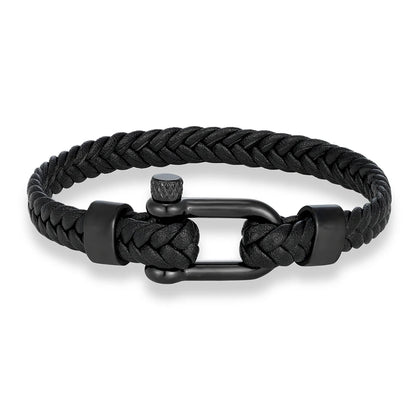 Pulsera Minimalista de Cuero - Cierre Magnético, Acero Inoxidable, 6 Colores, 4 Tamaños, Unisex