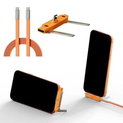 Cable USB-C de 240 W con soporte para teléfono: carga ultrarrápida y transferencia de datos de 480 Mbps