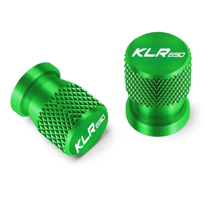Tapones de válvula de neumático de aluminio CNC para Kawasaki KLR 650 – KLX300 KLX230 KLX140