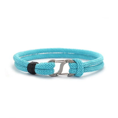 Fashion Rope Bracelet Men 6 Colors S Buckle Outdoor Survival Rescue Braslet Leisure Versatile Accessories Pulseria Hombre Joias deideas