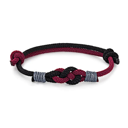 Lucky Knot Rope Bracelet - Adjustable, Unisex