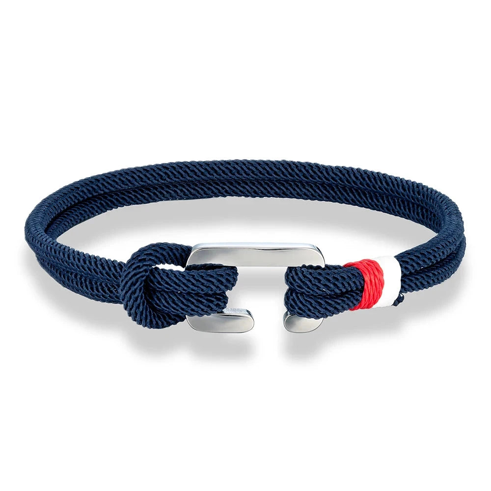Boho Style Nylon Rope Bracelet Stainless Steel Mini Clasp deideas