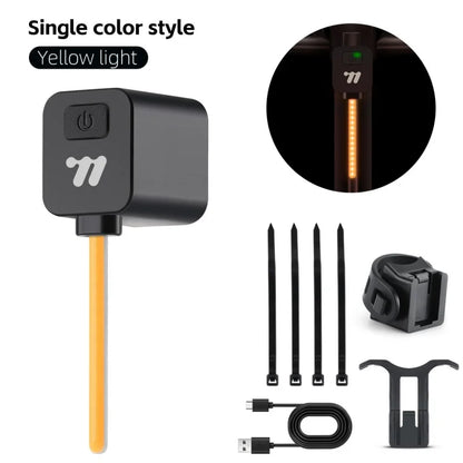 LED Rear Taillight – Rechargeable Plug & Play Bicycle Light