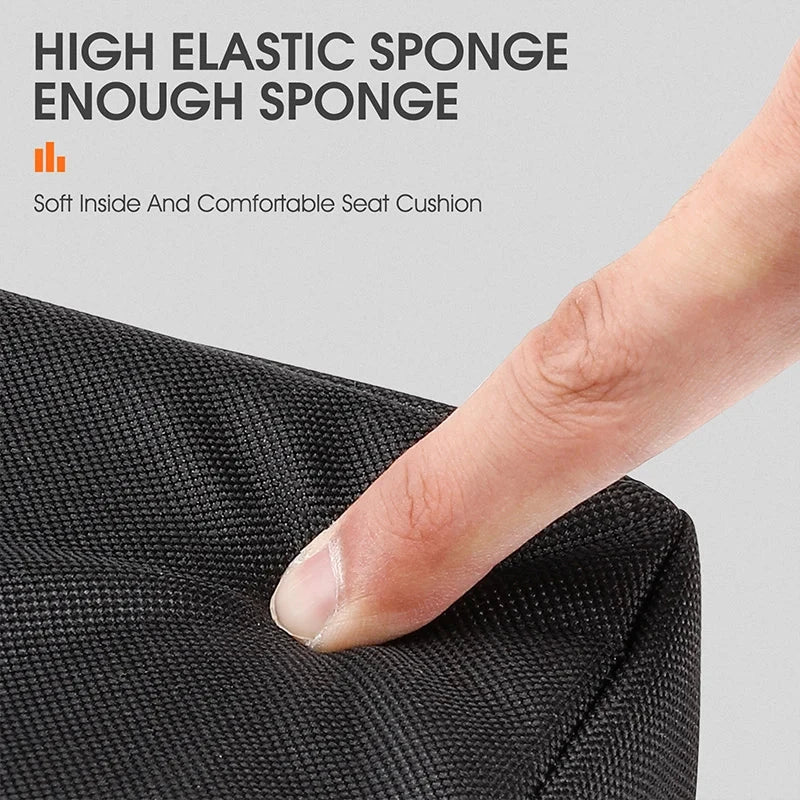 Bicycle rear seat cushion soft and comfortable, detachable and washable deideas