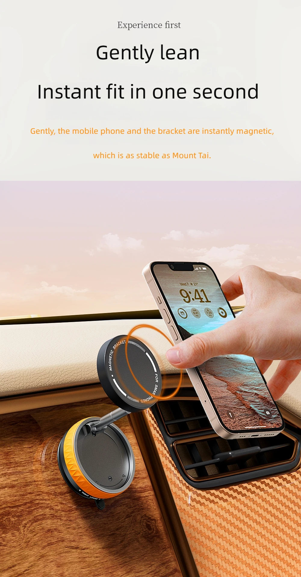 MagSafe Car Phone Holder 360° - Universal Mount for iPhone 17/16/15/14