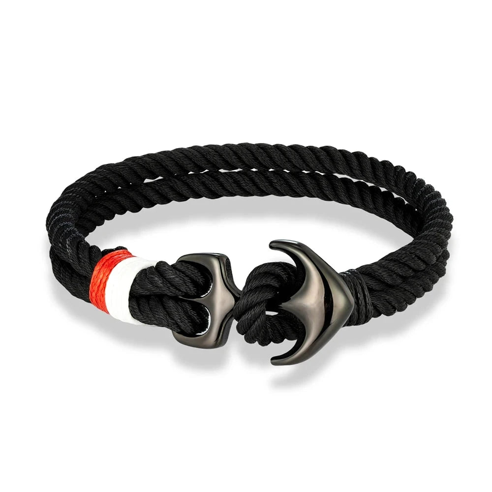 Twin Strand Anchor Bracelet  Waterproof & Sporty deideas