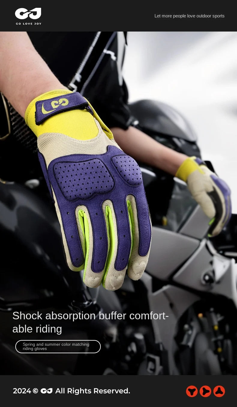 Unisex Touchscreen Full-Finger Cycling Gloves