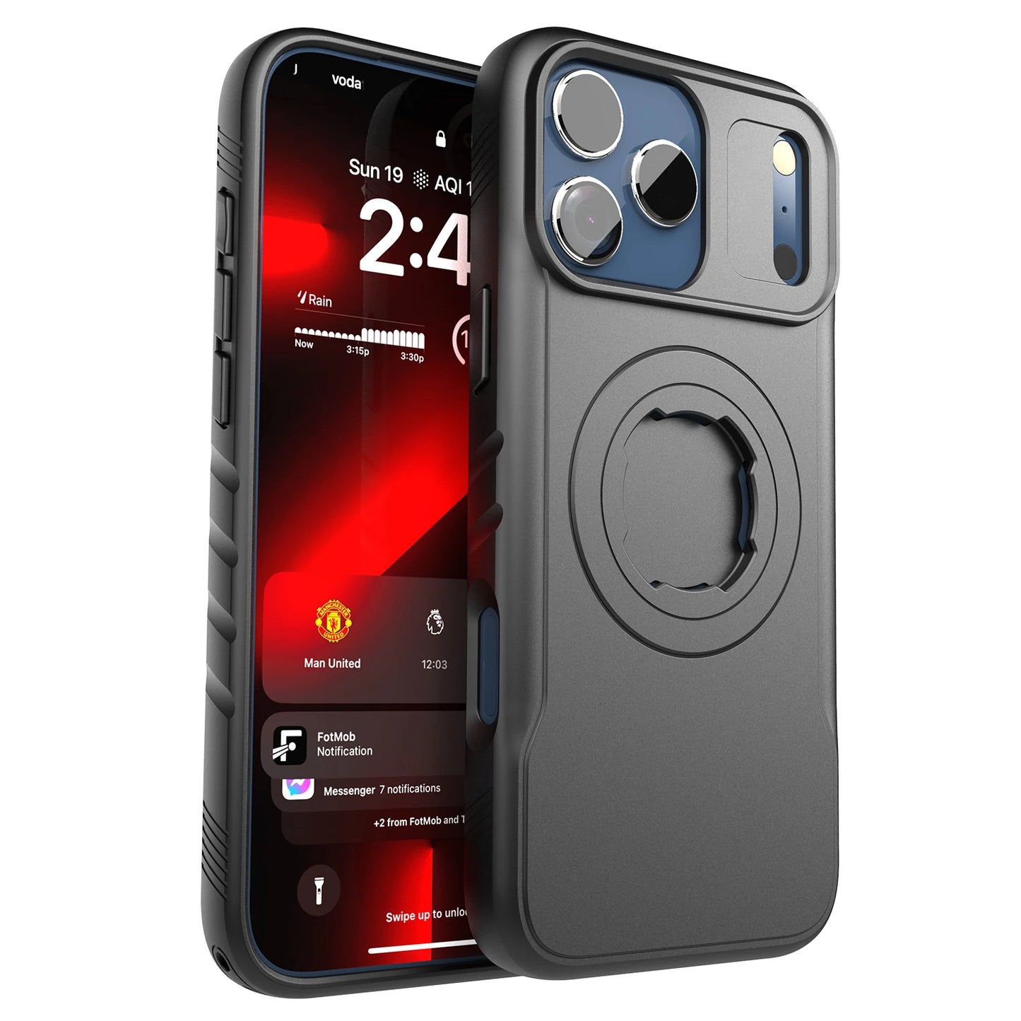 Magnetic Phone Case with QD Lock Mount – iPhone 17 16 15 14 Pro Max | Bike & Motorcycle