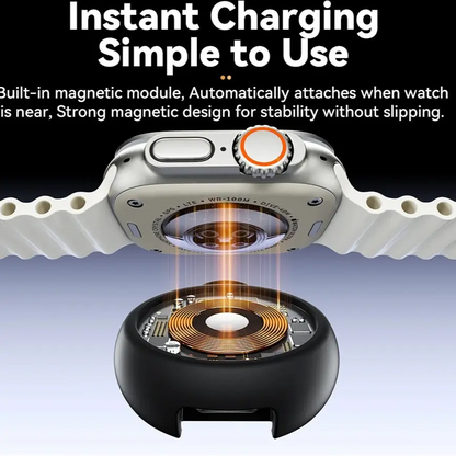 Portable USB type C fast charger for IWatch Series 9 8 7 6 5 Ultra 2 SE deideas