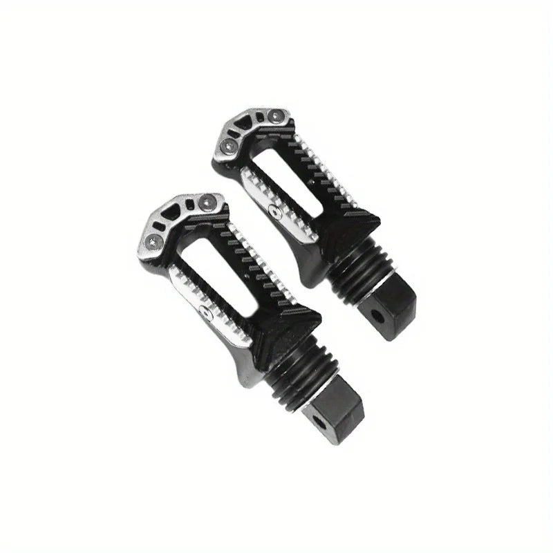 Estriberas traseras de aluminio CNC para Kawasaki KLR 650 – Estriberas universales para motocicleta