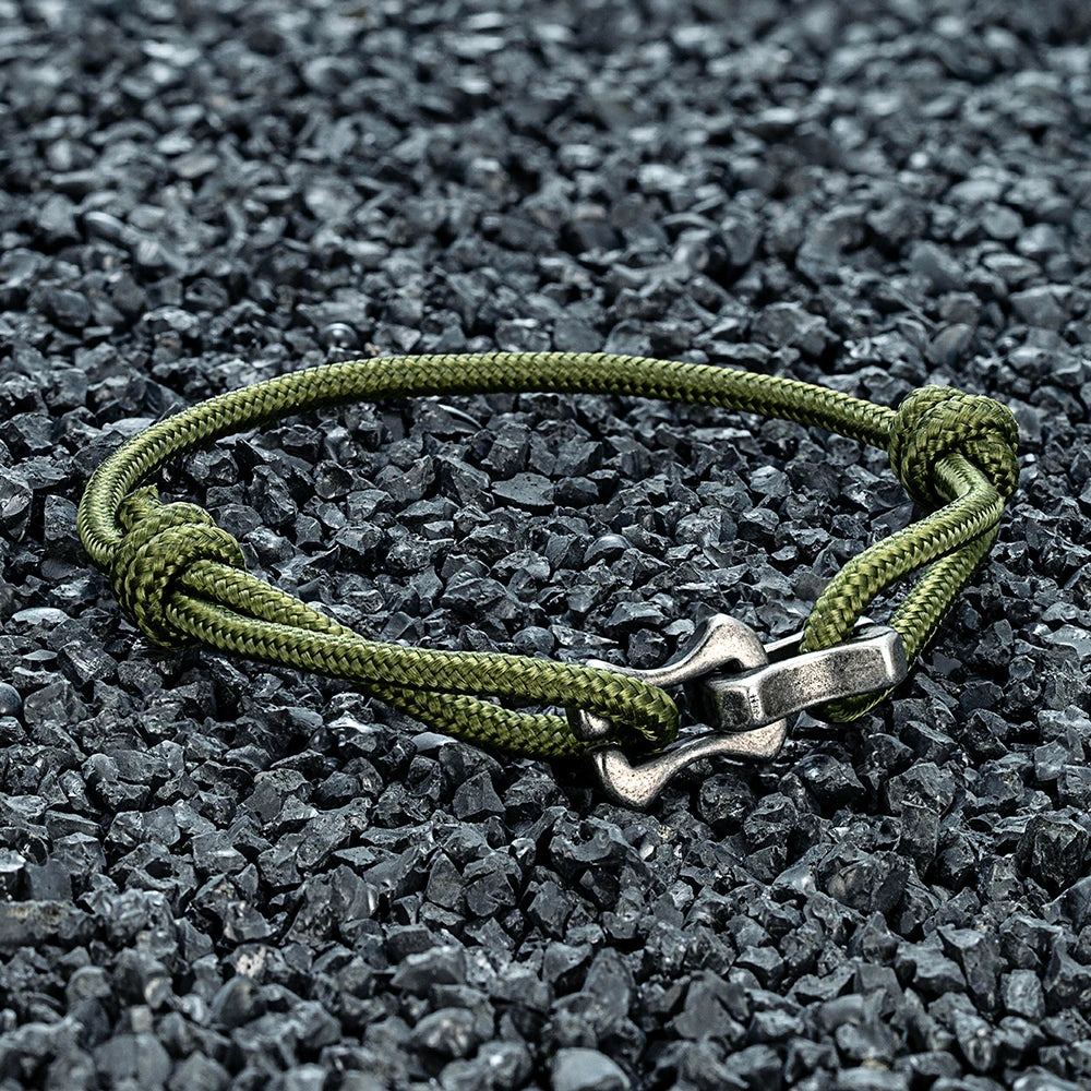 Stainless Steel Rope Bracelet - Keel Chain, Adjustable