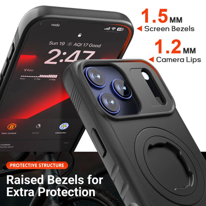 Magnetic iPhone Case - QD Bike & Motorcycle Mount, MagSafe, PC+TPU, 10 Models