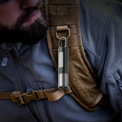 Waterproof USB Rechargeable LED Flashlight with Bicycle Stand deideas