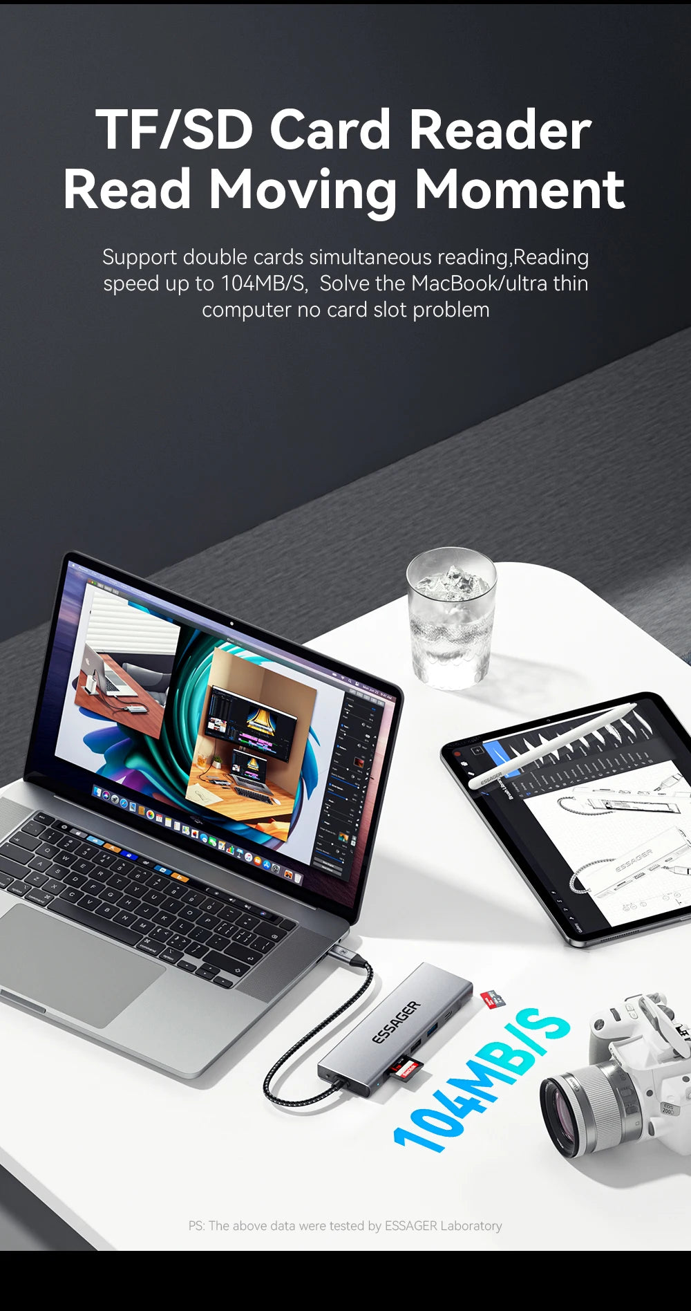 USB-C Hub 8-in-1 with SSD Storage - 4K HDMI, 100W PD, SD Card Reader | Universal Laptop Dock 2018+