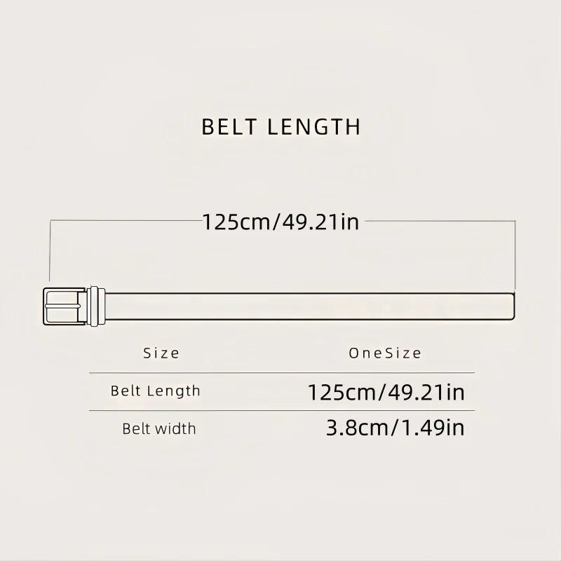Canvas Tactical Belt - Automatic Buckle, 3.8cm, 125cm, 6 Colors, Unisex