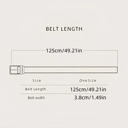 Canvas Tactical Belt - Automatic Buckle, 3.8cm, 125cm, 6 Colors, Unisex