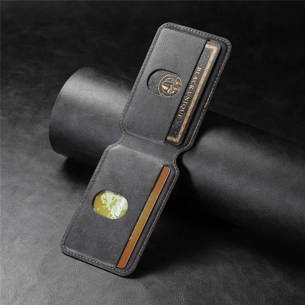 Wallet Pro Magnetic Leather Wallet for iPhone 17 16 Pro Max, 15, 14, 13, 12 and 11 deideas