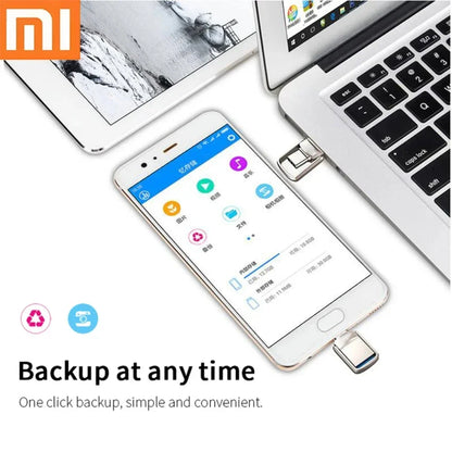 Xiaomi USB Flash Drive 1TB 2TB USB 3.0 High Speed Car Electronic Accessory Adapter Plug Play Video Large Storage Flash Drive deideas