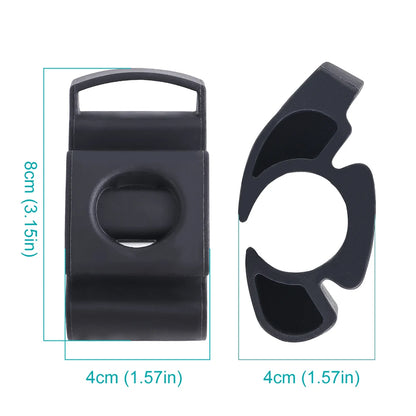 Silicone Bike Watch Mount - Universal Handlebar Holder, 22-35mm, Smartwatch Compatible