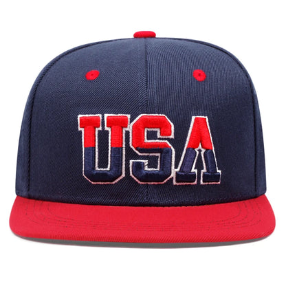 American Flag Baseball Cap, Snapback & Mesh Styles