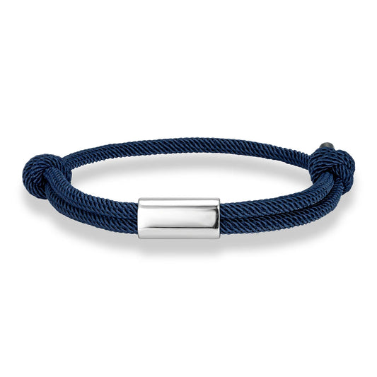 Pulsera de cuerda personalizada – Grabado de nombre personalizado | Náutica Boho Unisex