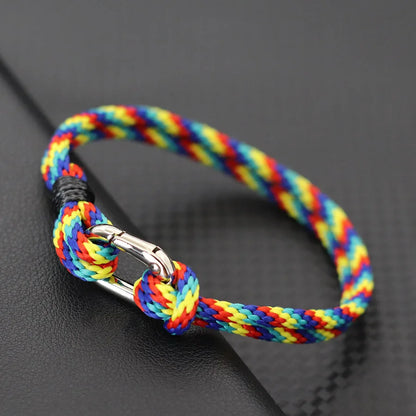 Novel Men String Bracelet Handmade Ethnic Cord Outdoor Sports Cycling Accessories Multiple Colors Sizes Perfect Gift For Him deideas
