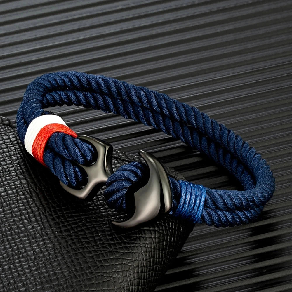 Twin Strand Anchor Bracelet  Waterproof & Sporty deideas