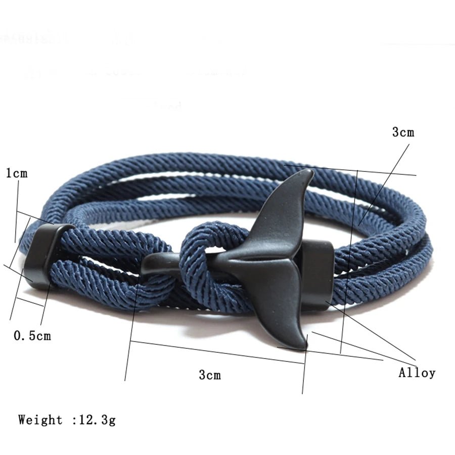 Tidal - Whale Tail Bracelet 10 Colors