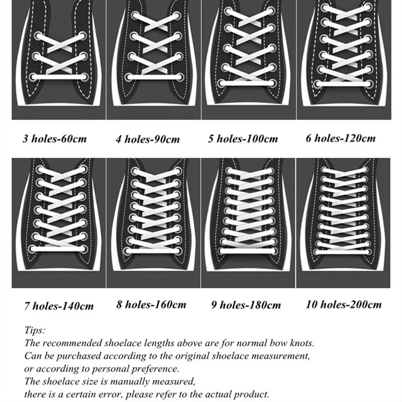 Round Shoelaces, 100–160 cm