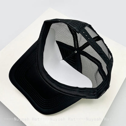 Strike Printed Letter Trucker Cap, Unisex