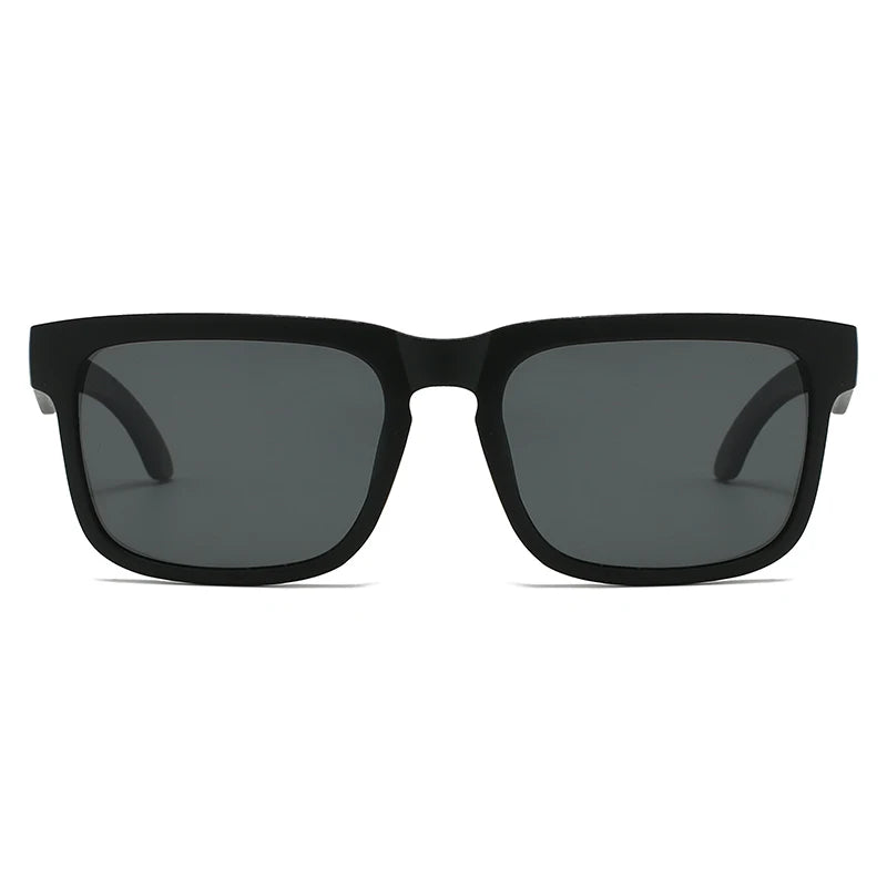 Square Polarized Sunglasses - UV400, PC Frame, Mirror Lens, 6 Colors, Unisex