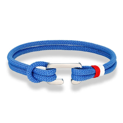 Boho Style Nylon Rope Bracelet Stainless Steel Mini Clasp deideas
