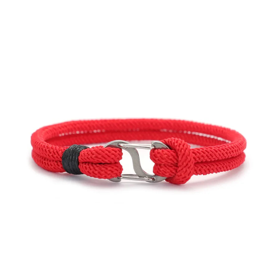 Fashion Rope Bracelet Men 6 Colors S Buckle Outdoor Survival Rescue Braslet Leisure Versatile Accessories Pulseria Hombre Joias deideas