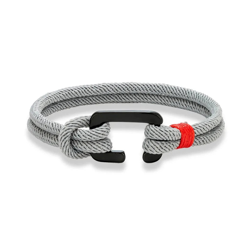 Modern Nautical Rope Bracelet  Minimalist Design with C Clasp deideas