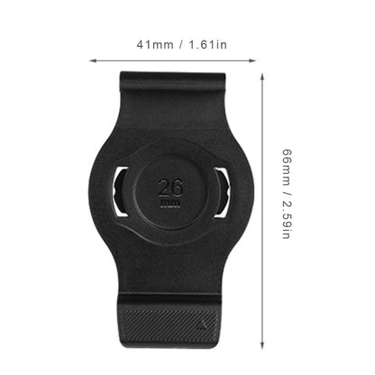 Silicone Bike Watch Mount - Universal Handlebar Holder, 22-35mm, Smartwatch Compatible