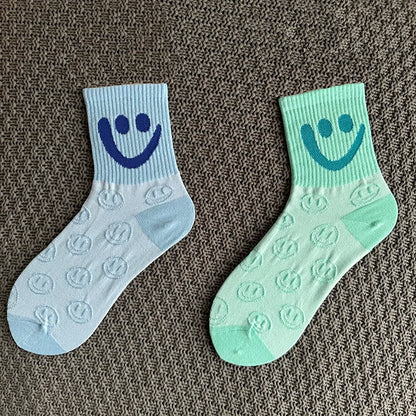 Sonrisa - Calcetines con cara feliz (4 pares)