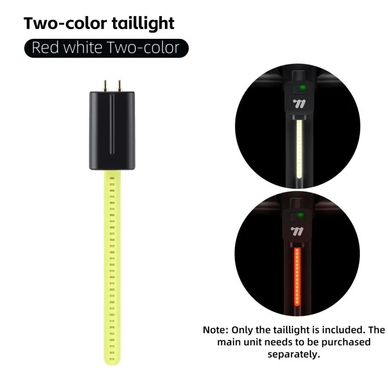 LED Rear Taillight – Rechargeable Plug & Play Bicycle Light