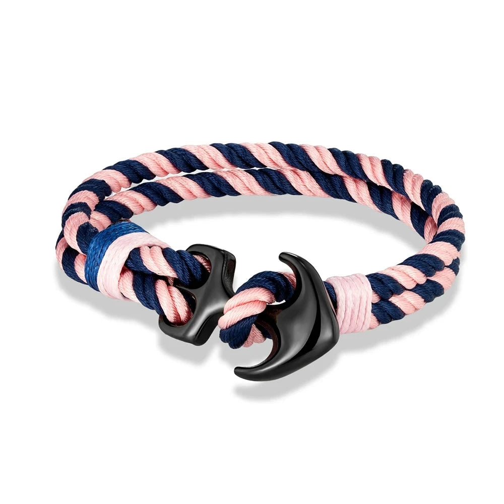 Twin Strand Anchor Bracelet  Waterproof & Sporty deideas