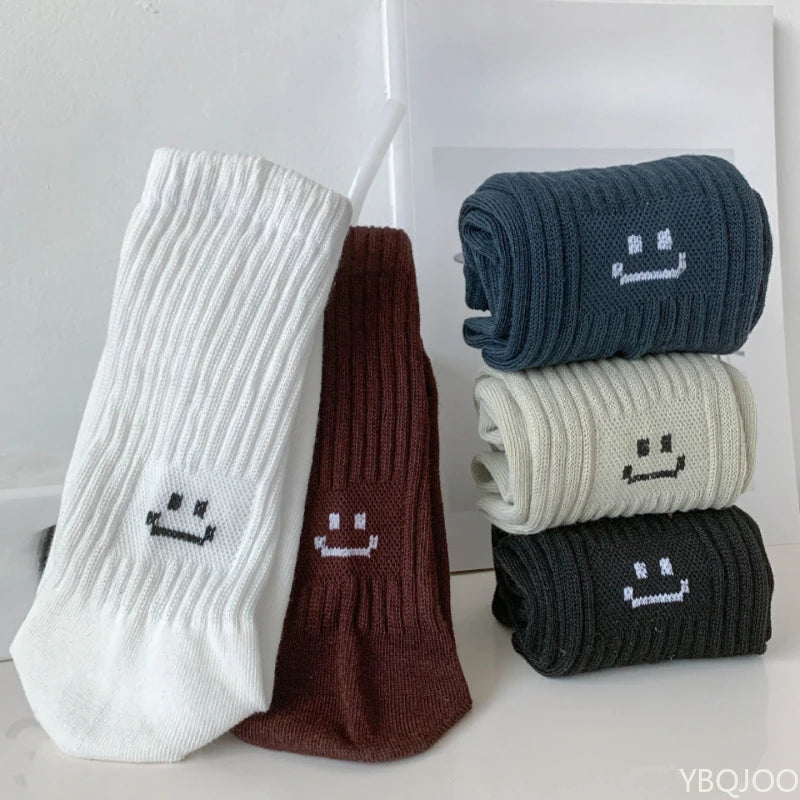 Unisex Crew Socks 5-Pack – Polyester Knit, One Size
