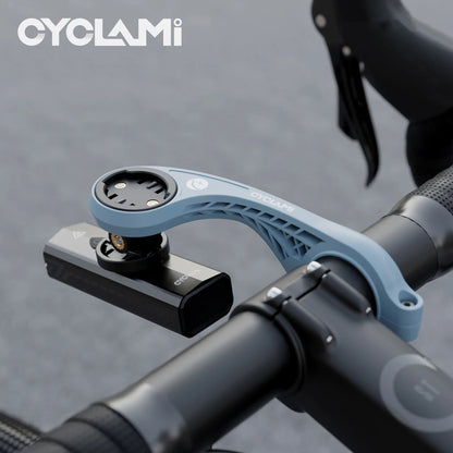 Bike Computer & GPS Mount S2 – Action Camera & Headlight Bracket (Black / Pink / Blue)