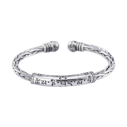 Feather Cuff Bracelet Adjustable Metal Bangle for Men & Women