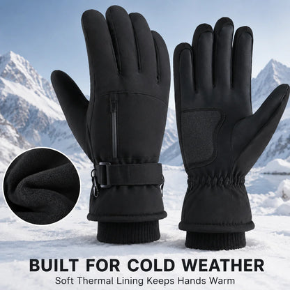 Winter Ski Gloves, Touchscreen & Windproof