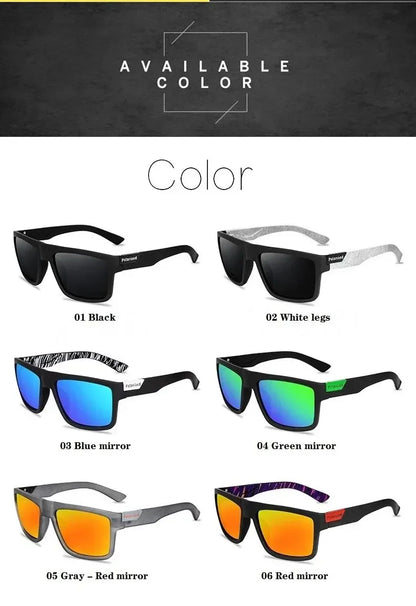 Polarized Sunglasses UV400 - Sport Wraparound, Anti-Glare, Unisex, 7 Colors