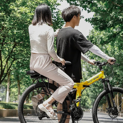 Bicycle rear seat cushion soft and comfortable, detachable and washable deideas