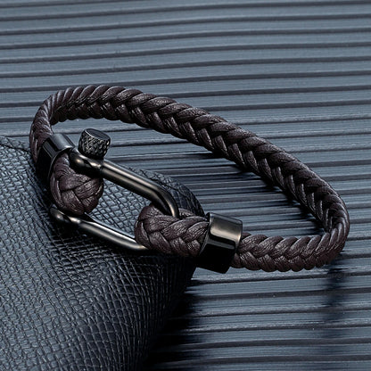 Pulsera Minimalista de Cuero - Cierre Magnético, Acero Inoxidable, 6 Colores, 4 Tamaños, Unisex