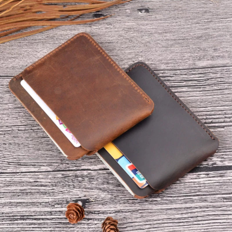 VaultSlim Genuine Leather Card Holder with RFID Shield