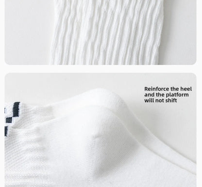 Cotton Crew Socks – Soft Blend Mid-Tube, Unisex 35-44