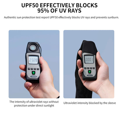 Mangas para brazos de seda helada – Protección UV UPF 50+, refrescantes y de secado rápido | 1, 2 o 3 pares
