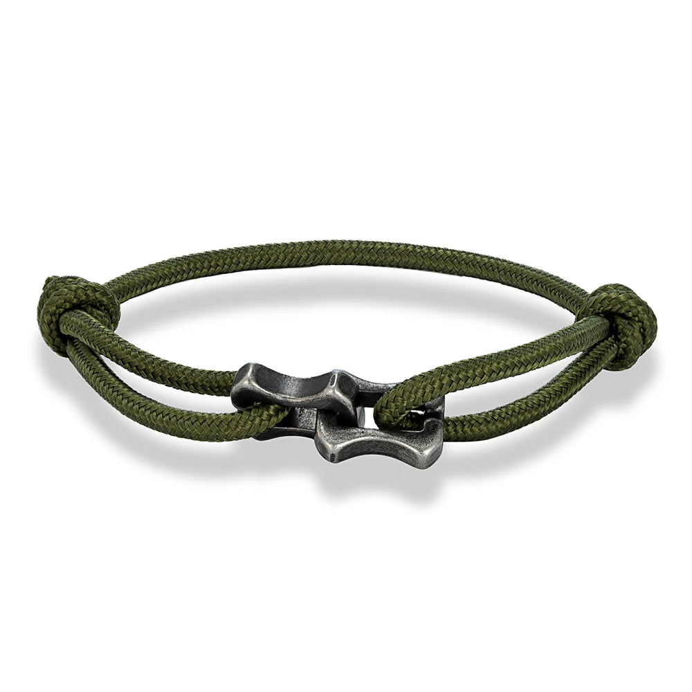 Stainless Steel Rope Bracelet - Keel Chain, Adjustable